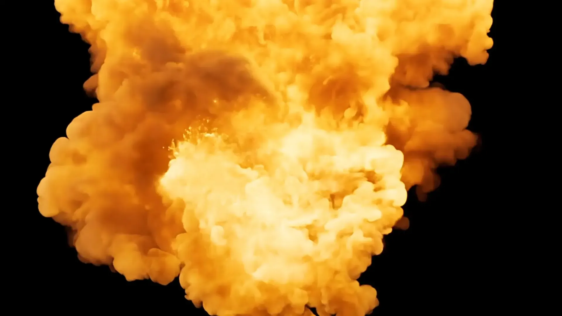 Massive Flame Burst Overlay for Action Logo Animation